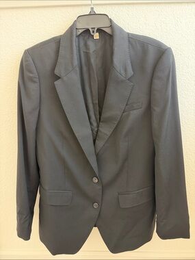 Burberry Black Women's Blazer Suit Jacket - size 14